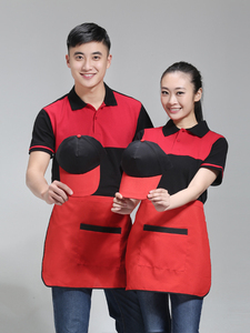 创意拼图T恤衫定制工作服定做